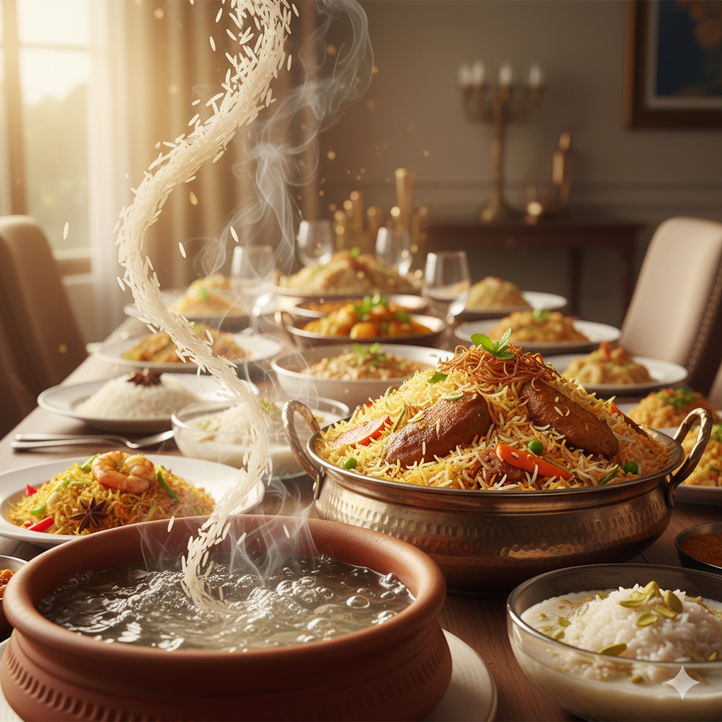 وليمة برياني وأرز تعرض منتجاتنا المميزة